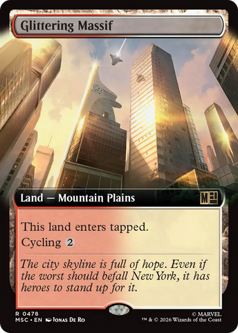 Glittering Massif (Extended Art) [Marvel Super Heroes Commander]