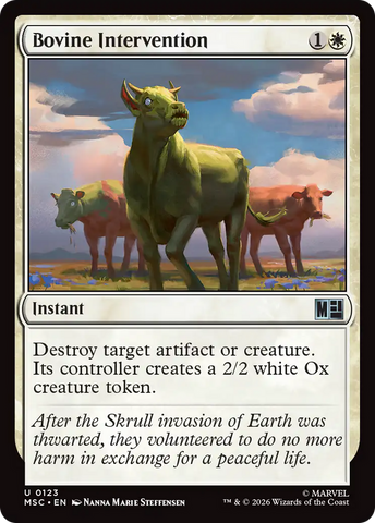 Bovine Intervention [Marvel Super Heroes Commander]