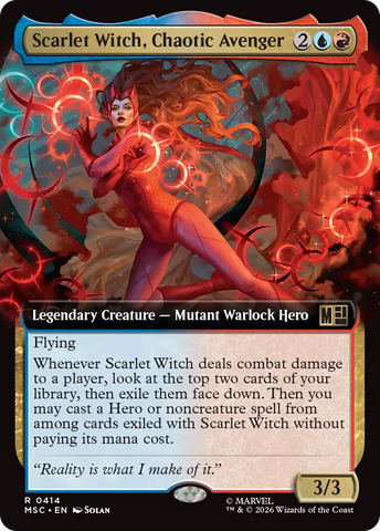 Scarlet Witch, Chaotic Avenger (Extended Art) [Marvel Super Heroes Commander]