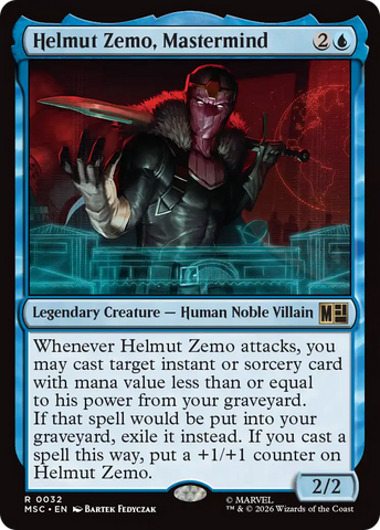 Helmut Zemo, Mastermind (Surge Foil) [Marvel Super Heroes Commander]