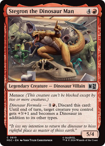 Stegron the Dinosaur Man [Marvel Super Heroes Commander]