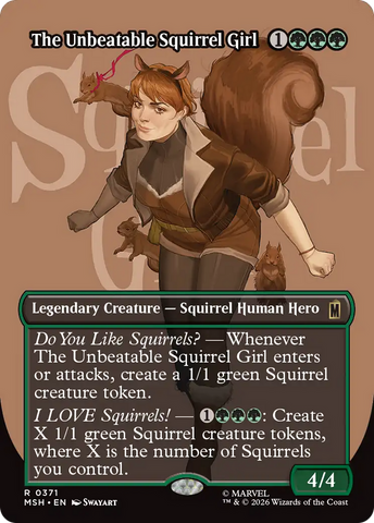 The Unbeatable Squirrel Girl (Borderless) [Marvel Super Heroes]