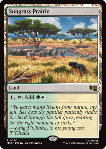 Sungrass Prairie (Surge Foil) [Marvel Super Heroes Commander]