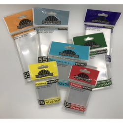 Sleeve Kings Premium Card Sleeves (VARIOUS SIZES) - 100 microns thick - 55 per pack - board game/card game card sleeves