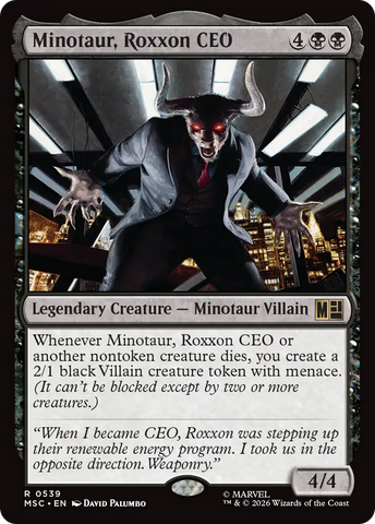 Minotaur, Roxxon CEO [Marvel Super Heroes Commander]