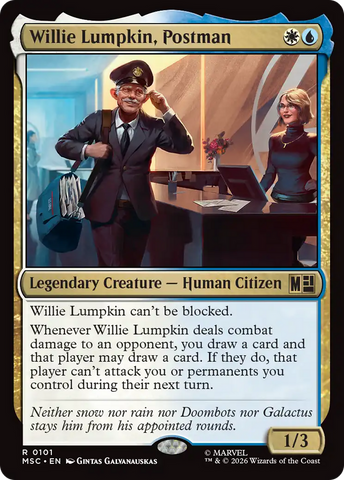 Willie Lumpkin, Postman [Marvel Super Heroes Commander]