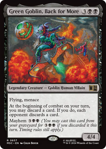 Green Goblin, Back for More [Marvel Super Heroes Commander]