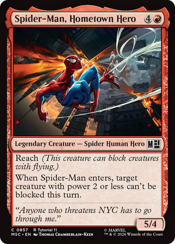 Spider-Man, Hometown Hero (0857) [Marvel Super Heroes Commander]