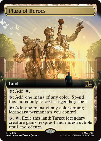 Plaza of Heroes (Extended Art) [Marvel Super Heroes Commander]