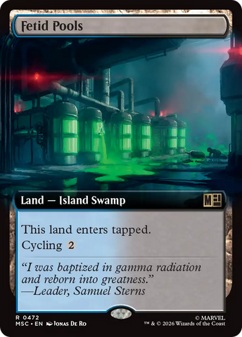 Fetid Pools (Extended Art) [Marvel Super Heroes Commander]