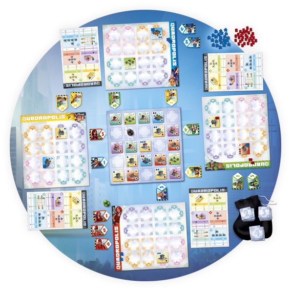 Quadropolis Board Game [Board Games]