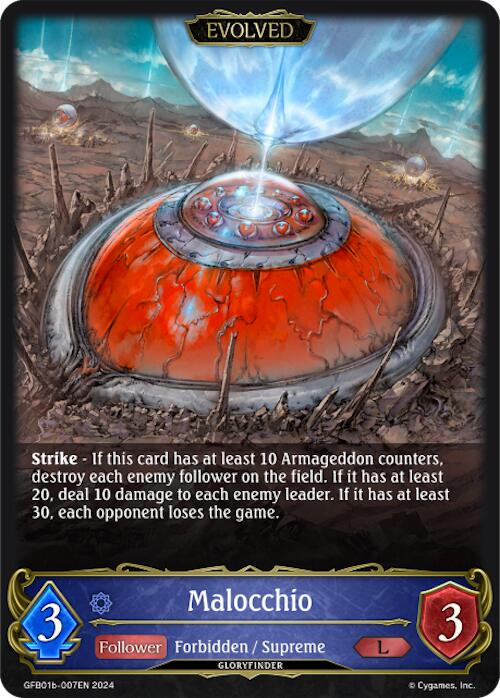 Malocchio (Evolved) (GFB01b-007EN) [Gloryfinder Bundle 01: Guide to Glory]