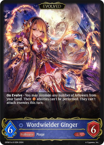 Worldwielder Ginger (Evolved) (GFB01b-012EN) [Gloryfinder Bundle 01: Guide to Glory]