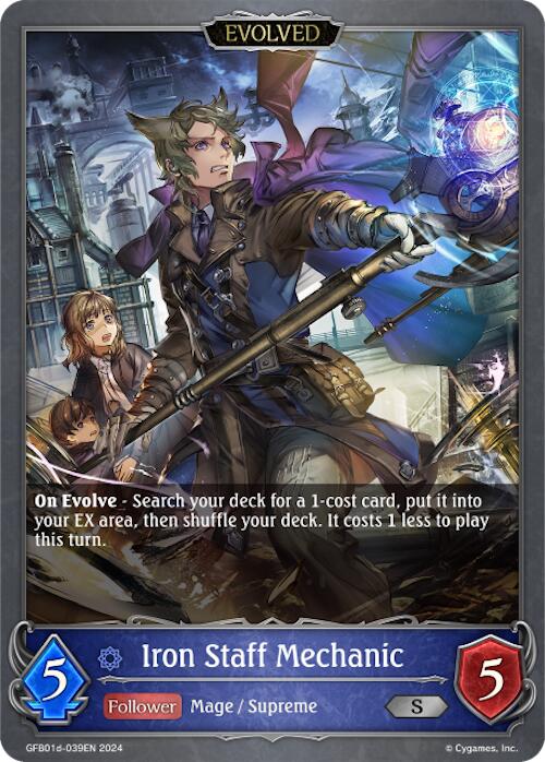 Iron Staff Mechanic (Evolved) (GFB01d-039EN) [Gloryfinder Bundle 01: Guide to Glory]