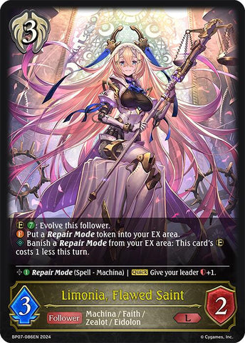 Limonia, Flawed Saint (BP07-086EN) [Verdant Steel]
