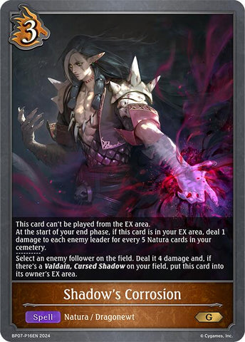 Shadow's Corrosion - P16EN (Foil) (BP07-P16EN) [Verdant Steel]