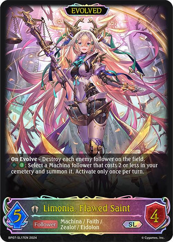 Limonia, Flawed Saint (Evolved) (BP07-SL17EN) [Verdant Steel]