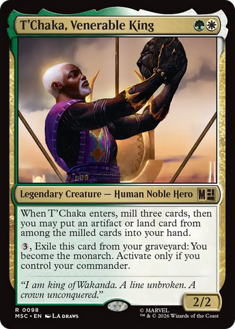 T'Chaka, Venerable King [Marvel Super Heroes Commander]