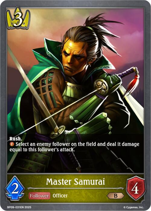 Master Samurai (BP09-031EN) [Duet of Dawn and Dusk]