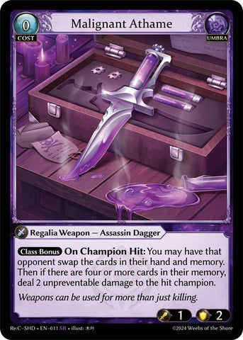 Malignant Athame (011) [Tristan Re:Collection, Shadowdancer Lite]