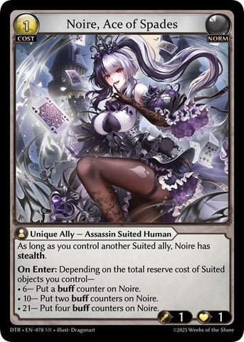 Noire, Ace of Spades (078) [Distorted Reflections]