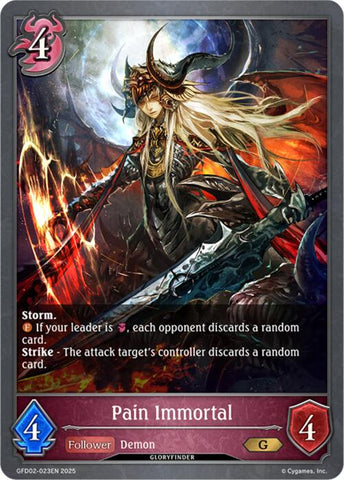 Pain Immortal (GFD02-023EN) [GFD02: Treacherous Ambitions]