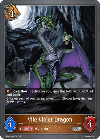 Vile Violet Dragon (GFD02-042EN) [GFD02: Treacherous Ambitions]