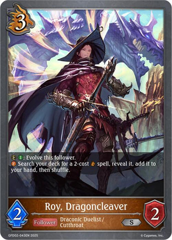 Roy, Dragoncleaver (GFD02-043EN) [GFD02: Treacherous Ambitions]