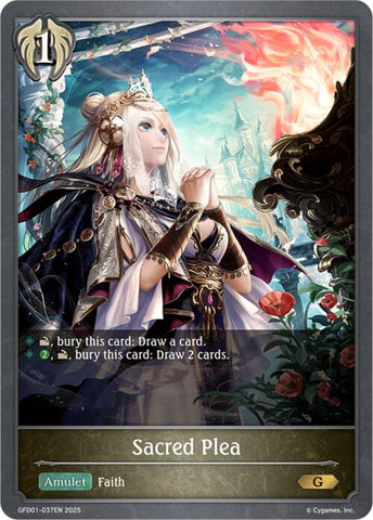Sacred Plea (GFD01-037EN) [GFD01: Luxheart Legends]
