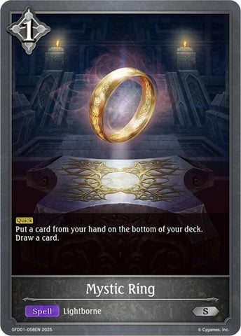 Mystic Ring (GFD01-058EN) [GFD01: Luxheart Legends]