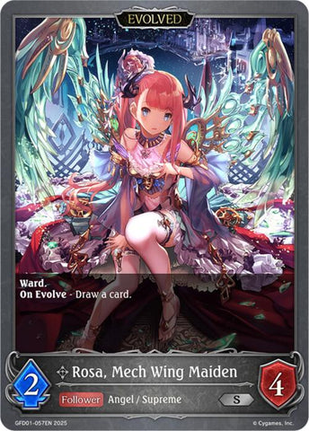 Rosa, Mech Wing Maiden (Evolved) (GFD01-057EN) [GFD01: Luxheart Legends]