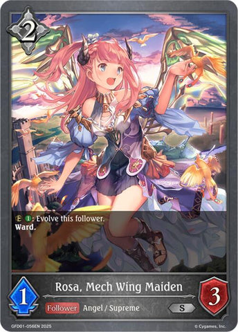 Rosa, Mech Wing Maiden (GFD01-056EN) [GFD01: Luxheart Legends]