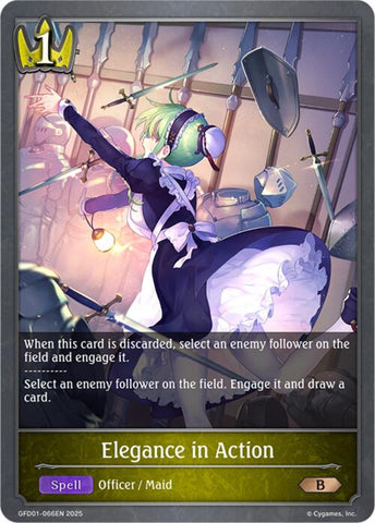 Elegance in Action (GFD01-066EN) [GFD01: Luxheart Legends]