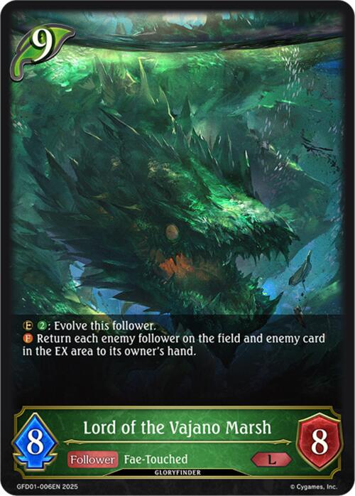 Lord of the Vajano Marsh (GFD01-006EN) [GFD01: Luxheart Legends]