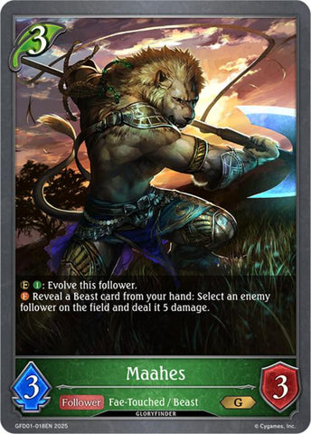 Maahes (GFD01-018EN) [GFD01: Luxheart Legends]