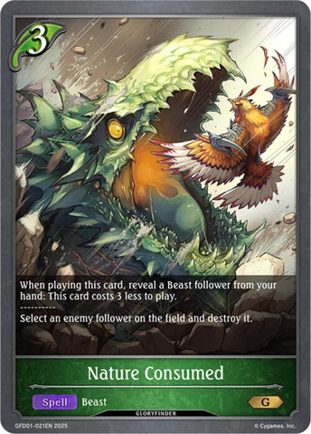 Nature Consumed (GFD01-021EN) [GFD01: Luxheart Legends]