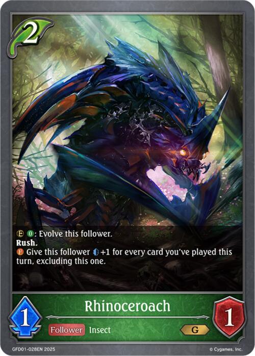 Rhinoceroach (GFD01-028EN) [GFD01: Luxheart Legends]