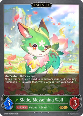 Slade, Blossoming Wolf (Evolved) (GFD01-031EN) [GFD01: Luxheart Legends]