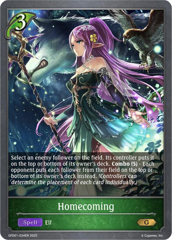 Homecoming (GFD01-034EN) [GFD01: Luxheart Legends]