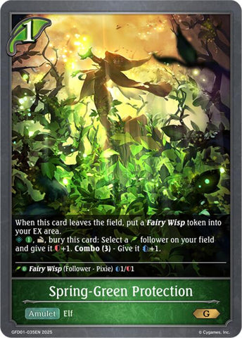 Spring-Green Protection (GFD01-035EN) [GFD01: Luxheart Legends]