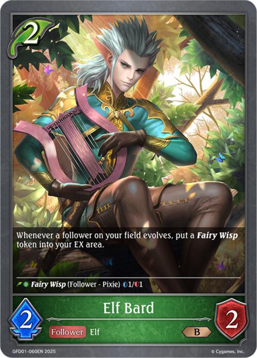 Elf Bard (GFD01-060EN) [GFD01: Luxheart Legends]