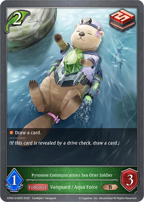 Pyroxene Communications Sea Otter Soldier (CP03-016EN) [CP03: Cardfight!! Vanguard]