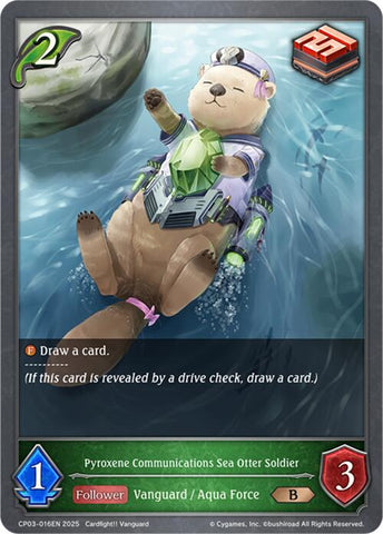 Pyroxene Communications Sea Otter Soldier (CP03-016EN) [CP03: Cardfight!! Vanguard]