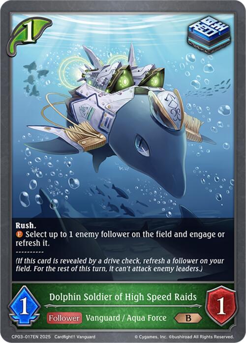 Dolphin Soldier of High Speed Raids (CP03-017EN) [CP03: Cardfight!! Vanguard]