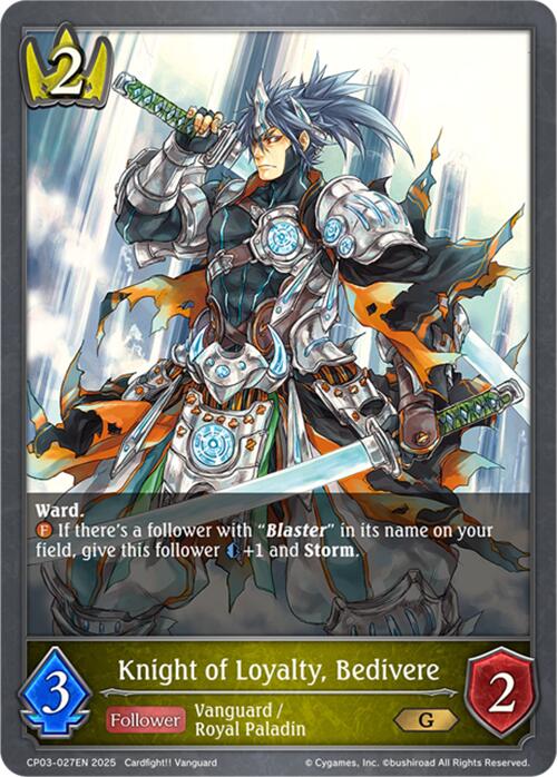Knight of Loyalty, Bedivere (CP03-027EN) [CP03: Cardfight!! Vanguard]