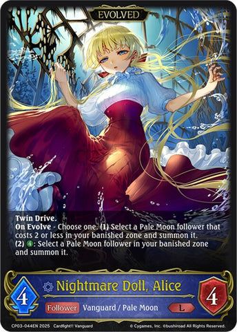 Nightmare Doll, Alice (Evolved) (CP03-044EN) [CP03: Cardfight!! Vanguard]
