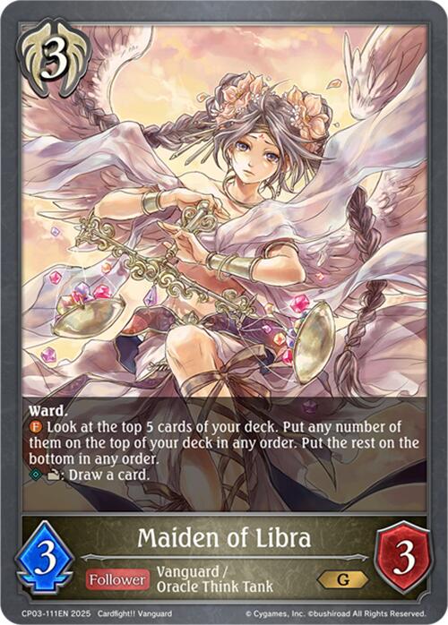 Maiden of Libra (CP03-111EN) [CP03: Cardfight!! Vanguard]