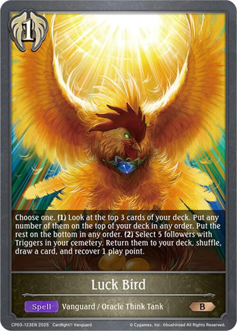Luck Bird (CP03-123EN) [CP03: Cardfight!! Vanguard]