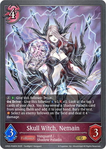 Skull Witch, Nemain - P58EN (Foil) (CP03-P58EN) [CP03: Cardfight!! Vanguard]
