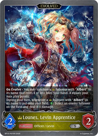 Lounes, Levin Apprentice (Evolved) - P07 (Foil) (BP13-P07EN) [Dominion of Darkness]